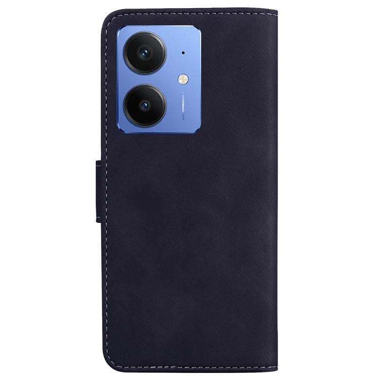 For Realme Neo7 SE Skin Feel Pure Color Flip Leather Phone Case