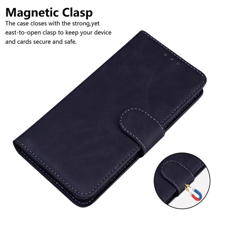 For Realme Neo7 SE Skin Feel Pure Color Flip Leather Phone Case