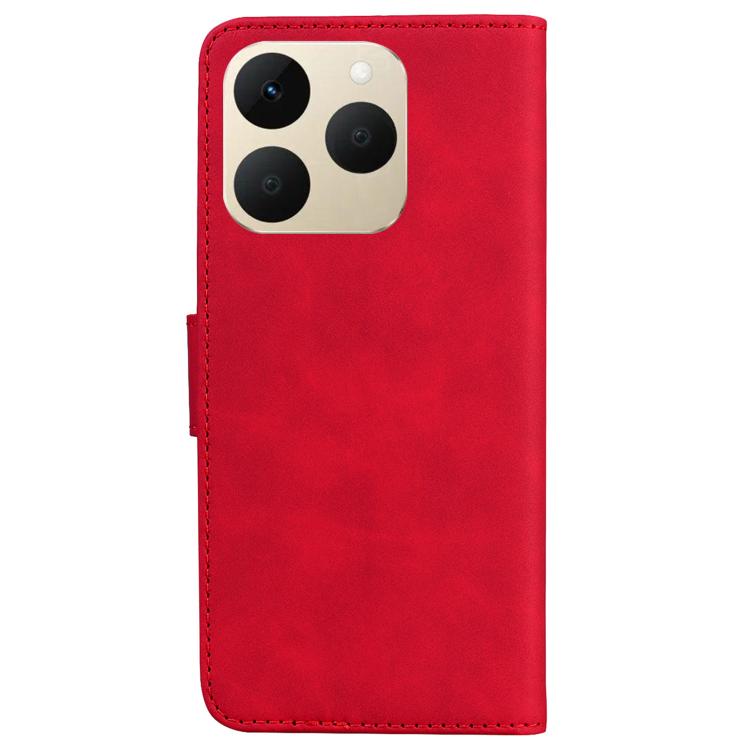 For Realme 15T 5G Skin Feel Pure Color Flip Leather Phone Case
