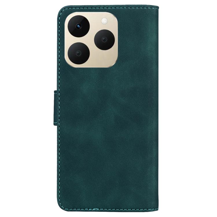 For Realme 15T 5G Skin Feel Pure Color Flip Leather Phone Case