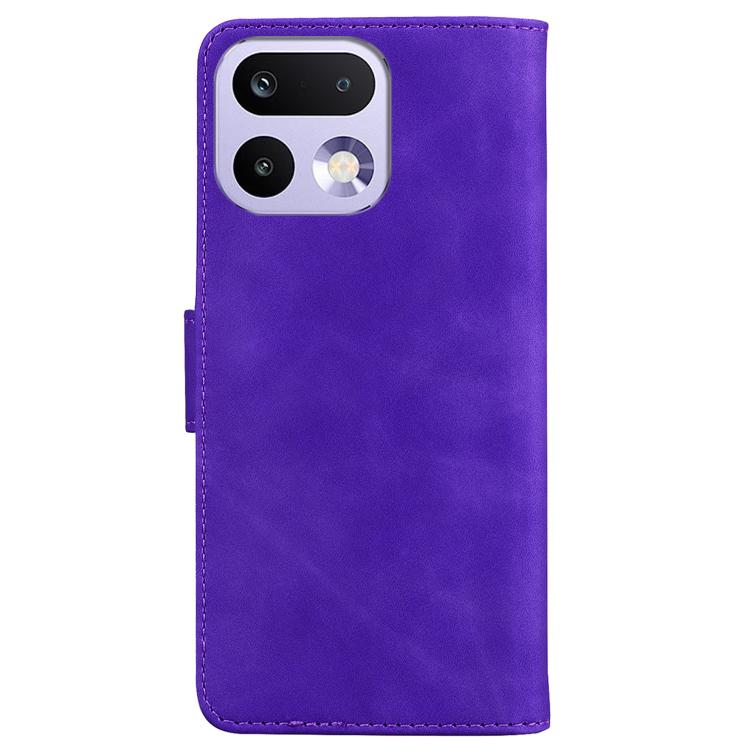 For Realme 16 Pro 5G Skin Feel Pure Color Flip Leather Phone Case