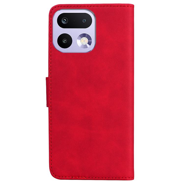 For Realme 16 Pro 5G Skin Feel Pure Color Flip Leather Phone Case