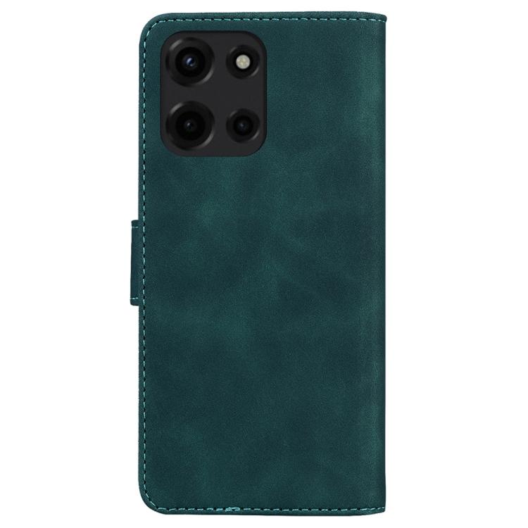 For Motorola Moto G 5G 2025 Skin Feel Pure Color Flip Leather Phone Case