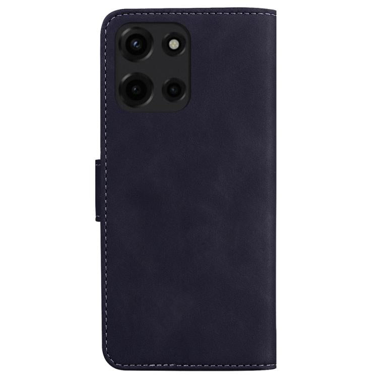 For Motorola Moto G 5G 2025 Skin Feel Pure Color Flip Leather Phone Case