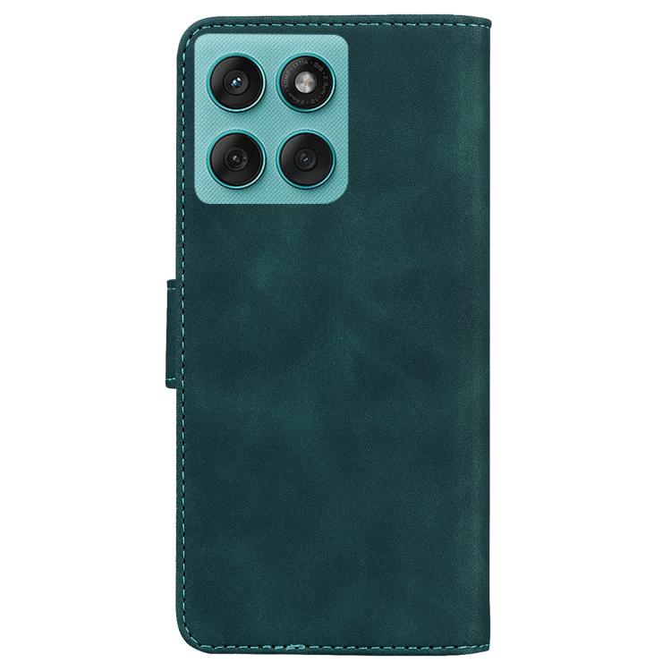 For Motorola Edge 60 Fusion / Edge 5G 2025 Skin Feel Pure Color Flip Leather Phone Case