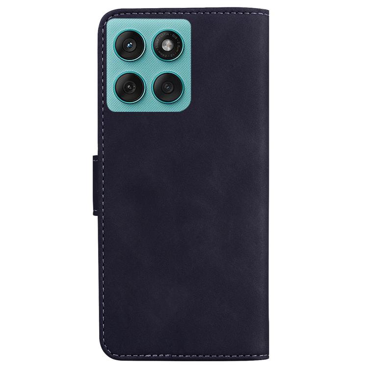For Motorola Edge 60 Fusion / Edge 5G 2025 Skin Feel Pure Color Flip Leather Phone Case