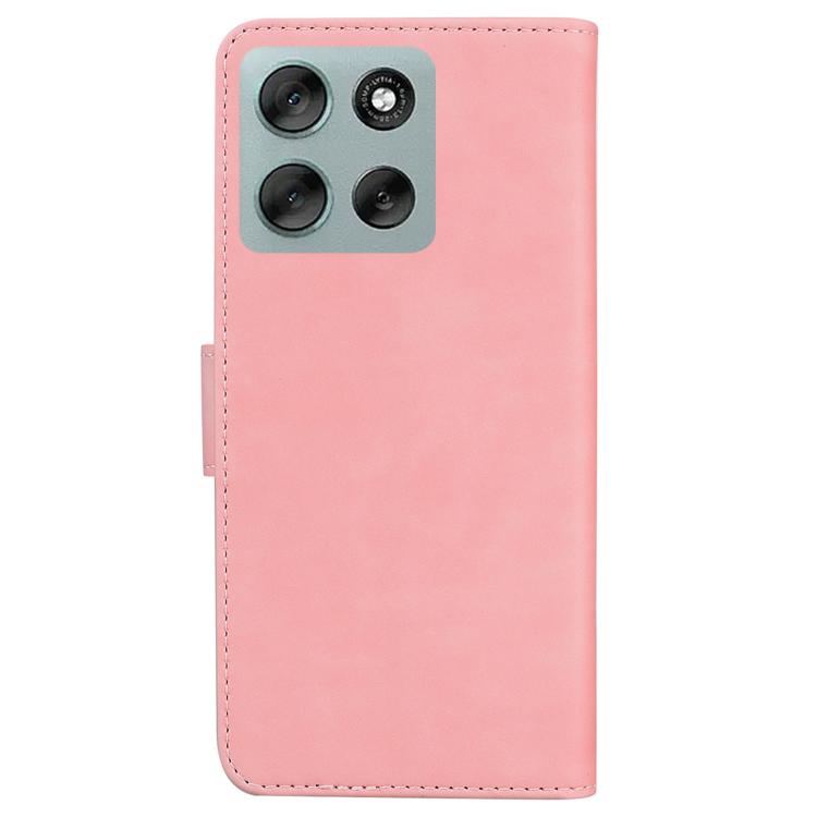 For Motorola Moto G56 5G / G66j 5G / G66y 5G Skin Feel Pure Color Flip Leather Phone Case