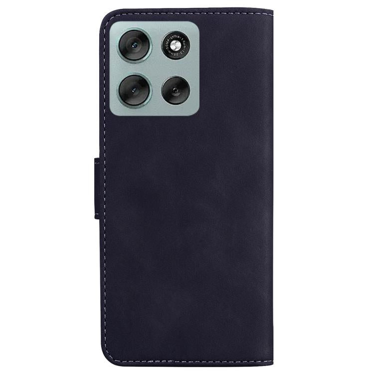 For Motorola Moto G56 5G / G66j 5G / G66y 5G Skin Feel Pure Color Flip Leather Phone Case