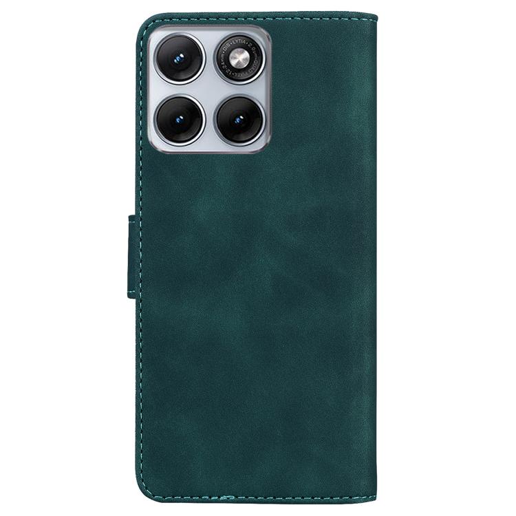 For Motorola Edge 70 Fusion 5G Skin Feel Pure Color Flip Leather Phone Case