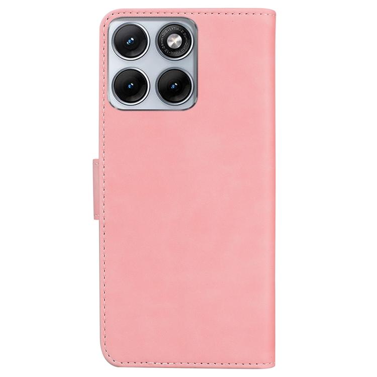 For Motorola Edge 70 Fusion 5G Skin Feel Pure Color Flip Leather Phone Case