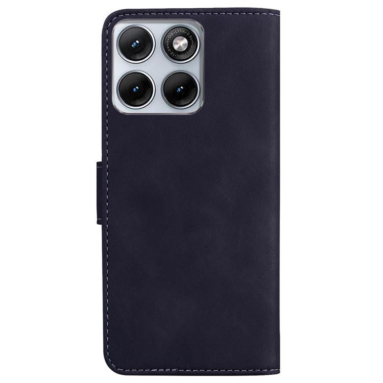 For Motorola Edge 70 Fusion 5G Skin Feel Pure Color Flip Leather Phone Case