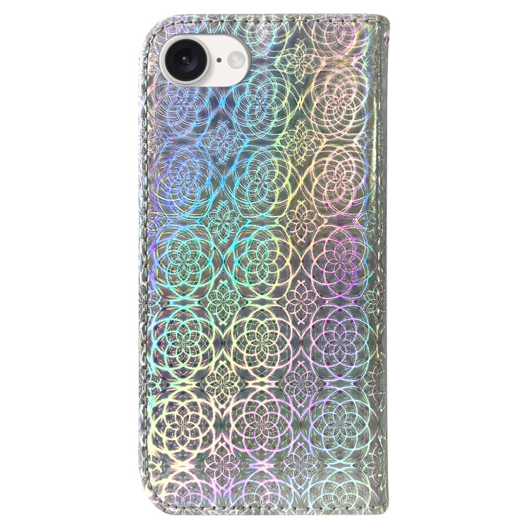 For iPhone 17e / 16e Colorful Magnetic Buckle Leather Phone Case