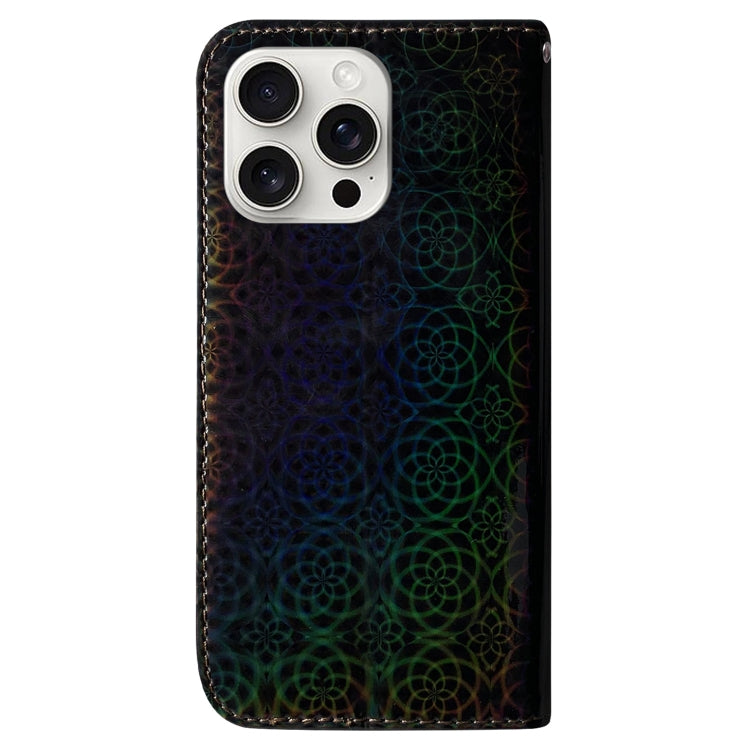 For iPhone 16 Pro Max Colorful Magnetic Buckle Leather Phone Case