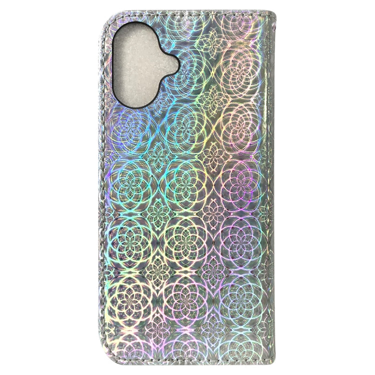 For iPhone 16 Plus Colorful Magnetic Buckle Leather Phone Case
