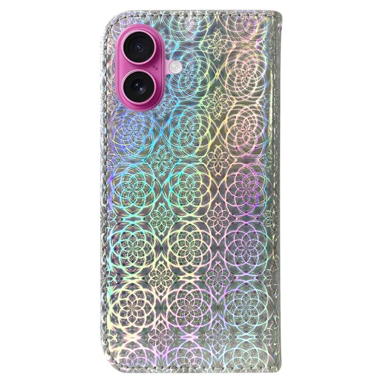 For iPhone 17 Colorful Magnetic Buckle Leather Phone Case