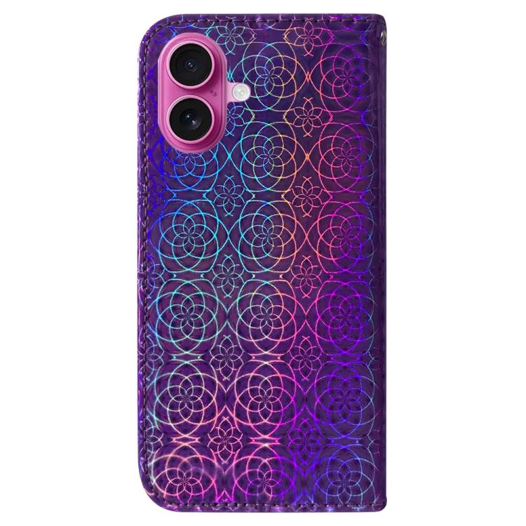 For iPhone 17 Colorful Magnetic Buckle Leather Phone Case