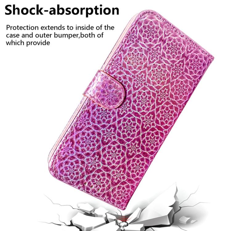 For iPhone 17 Pro Colorful Magnetic Buckle Leather Phone Case