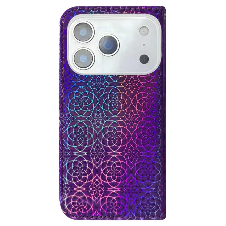 For iPhone 17 Pro Colorful Magnetic Buckle Leather Phone Case