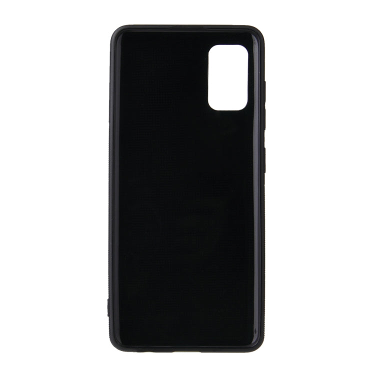 For Samsung Galaxy A41 Carbon Fiber Texture Shockproof TPU Protective Case