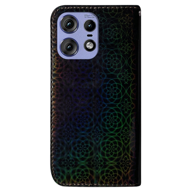 For Motorola Edge 50 Pro Colorful Magnetic Buckle Leather Phone Case