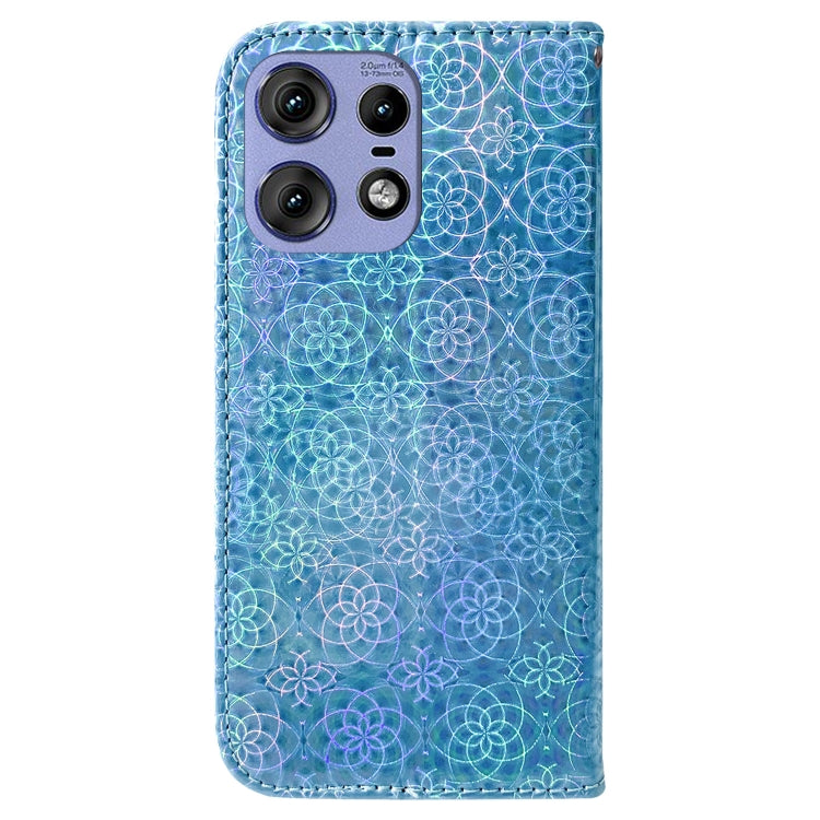 For Motorola Edge 50 Pro Colorful Magnetic Buckle Leather Phone Case
