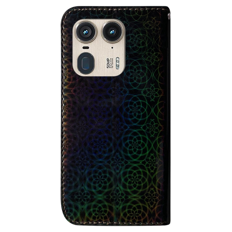 For Motorola Edge 50 Ultra Colorful Magnetic Buckle Leather Phone Case