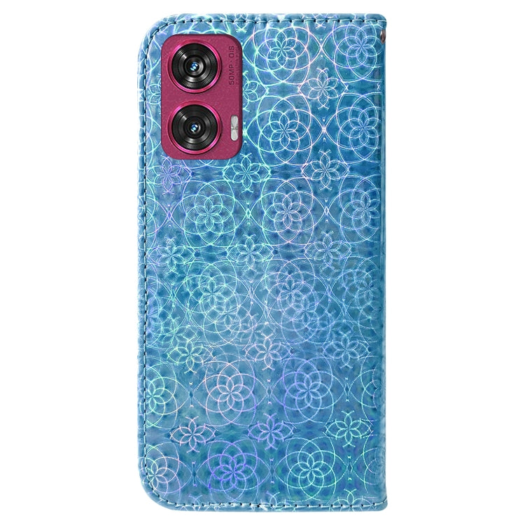 For Motorola Edge 50 Fusion Colorful Magnetic Buckle Leather Phone Case