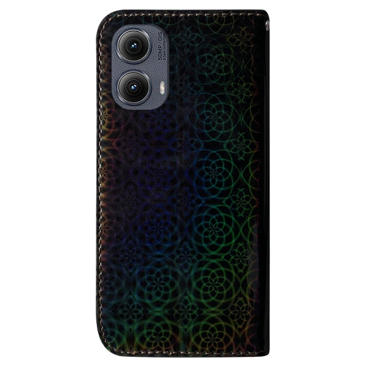 For Motorola Edge 2024 Colorful Magnetic Buckle Leather Phone Case