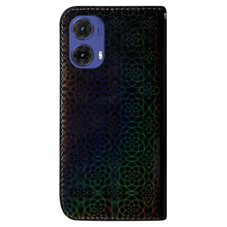 For Motorola Moto G85 Colorful Magnetic Buckle Leather Phone Case