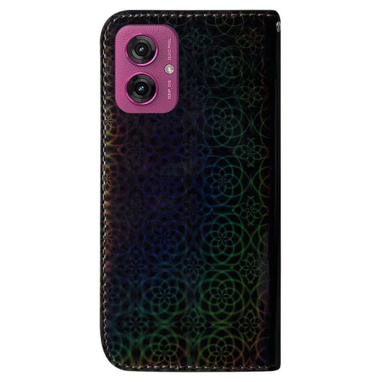 For Motorola Moto G55 Colorful Magnetic Buckle Leather Phone Case