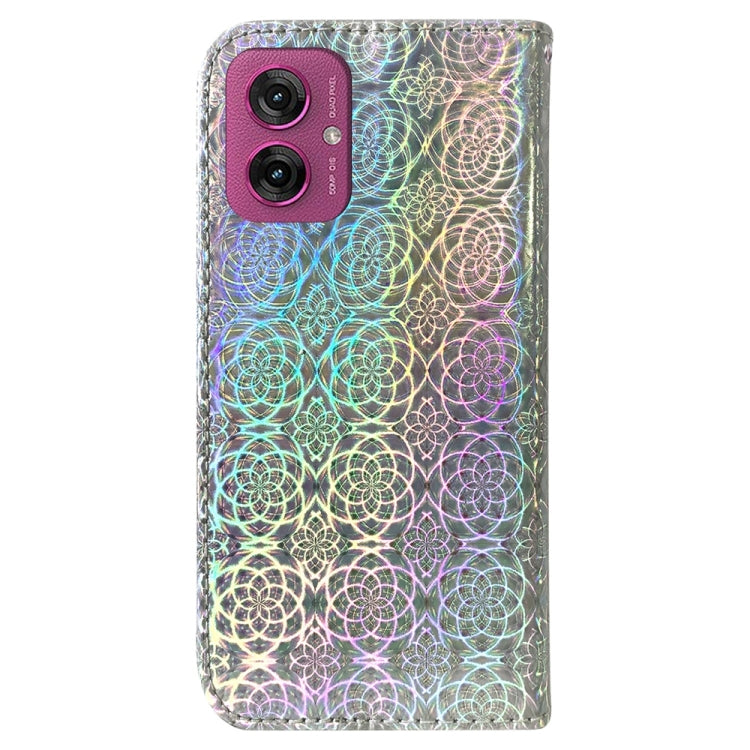 For Motorola Moto G55 Colorful Magnetic Buckle Leather Phone Case