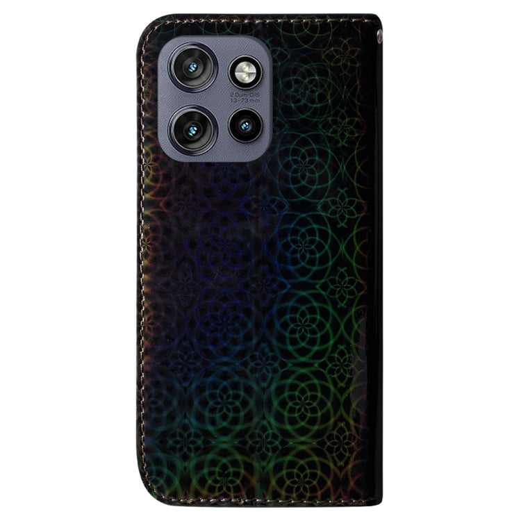 For Motorola Edge 50 Neo 5G Global Colorful Magnetic Buckle Leather Phone Case