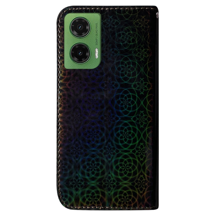 For Motorola Moto G35 Colorful Magnetic Buckle Leather Phone Case
