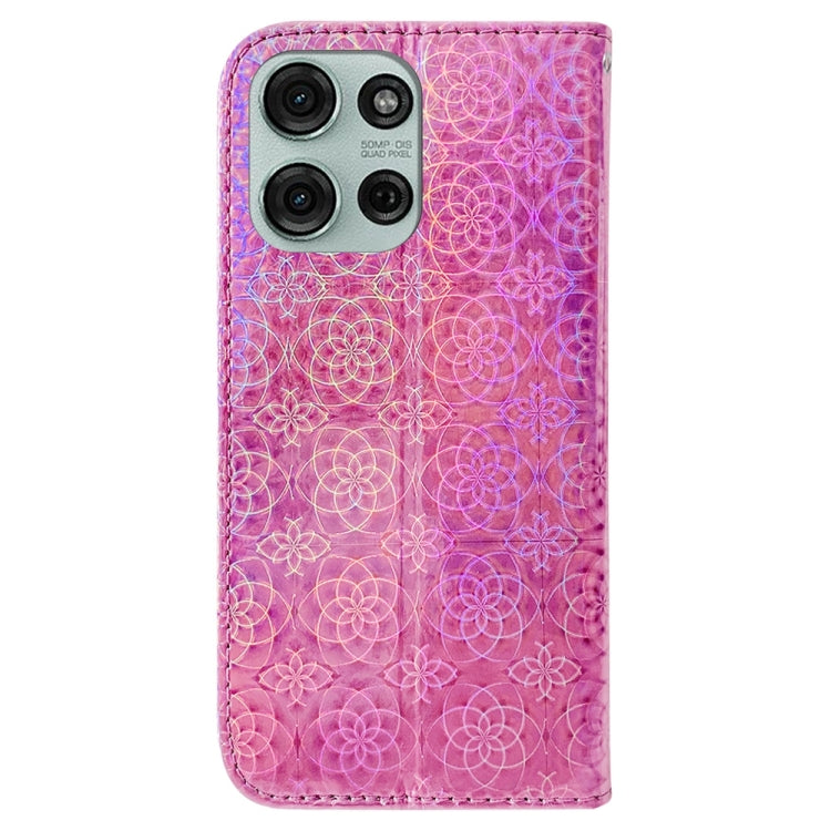 For Motorola Moto G75 5G Colorful Magnetic Buckle Leather Phone Case