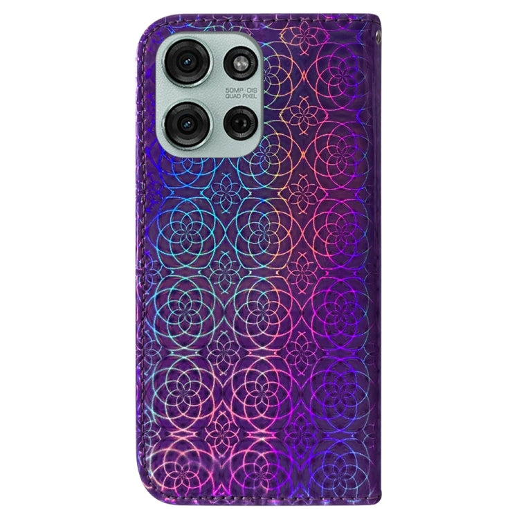 For Motorola Moto G75 5G Colorful Magnetic Buckle Leather Phone Case