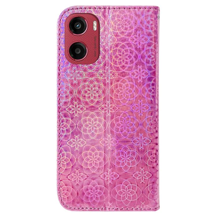 For Motorola Moto G05 / E15 Colorful Magnetic Buckle Leather Phone Case