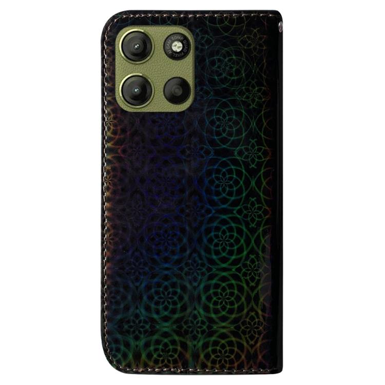 For Motorola Moto G15 Colorful Magnetic Buckle Leather Phone Case