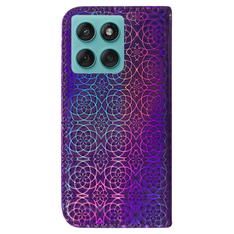 For Motorola Edge 60 Fusion / Edge 5G 2025 Colorful Magnetic Buckle Leather Phone Case