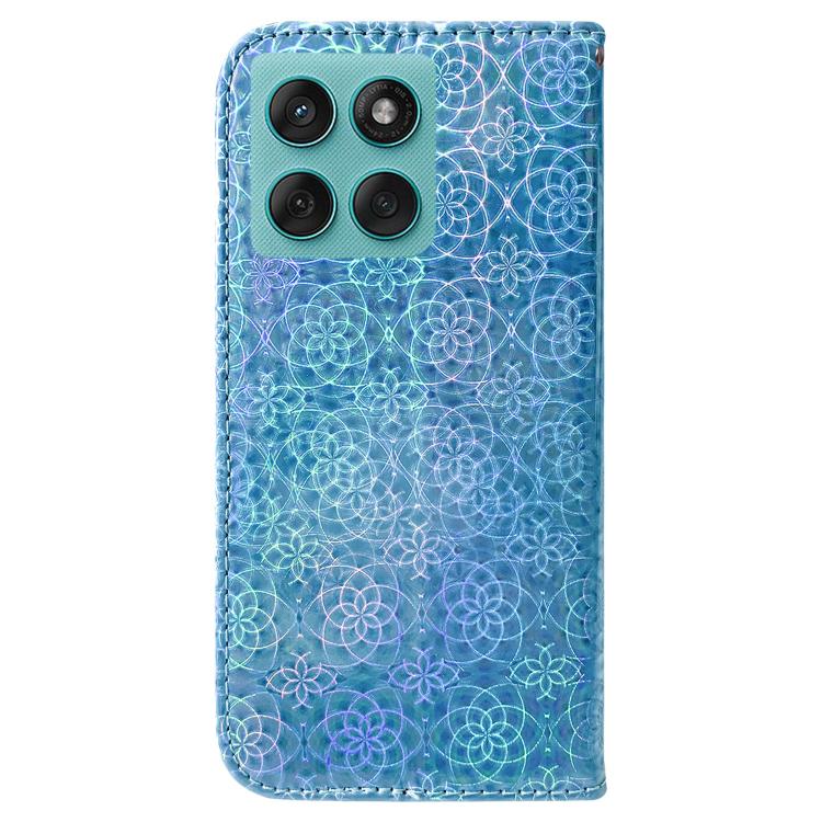 For Motorola Edge 60 Fusion / Edge 5G 2025 Colorful Magnetic Buckle Leather Phone Case