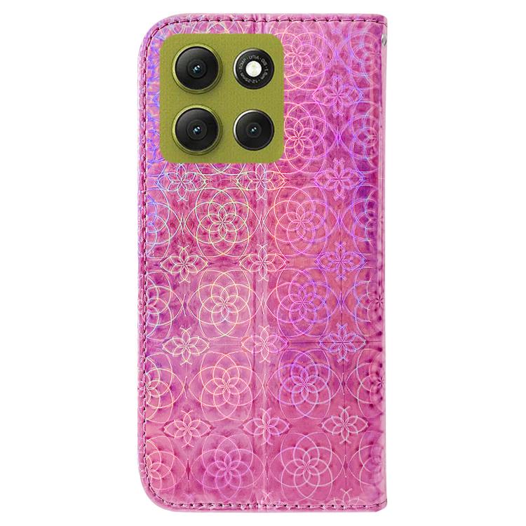 For Motorola Moto G86 5G Colorful Magnetic Buckle Leather Phone Case