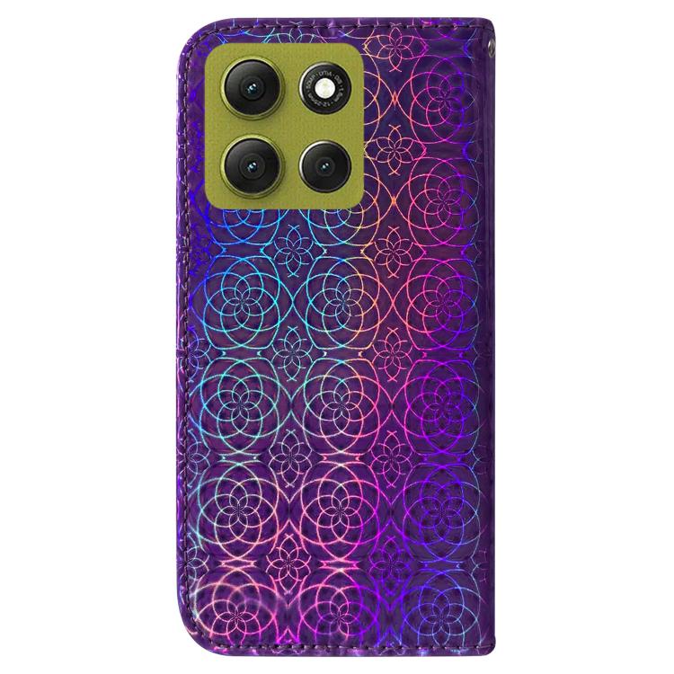 For Motorola Moto G86 5G Colorful Magnetic Buckle Leather Phone Case