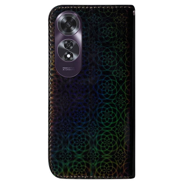 For OPPO A60 4G Colorful Magnetic Buckle Leather Phone Case