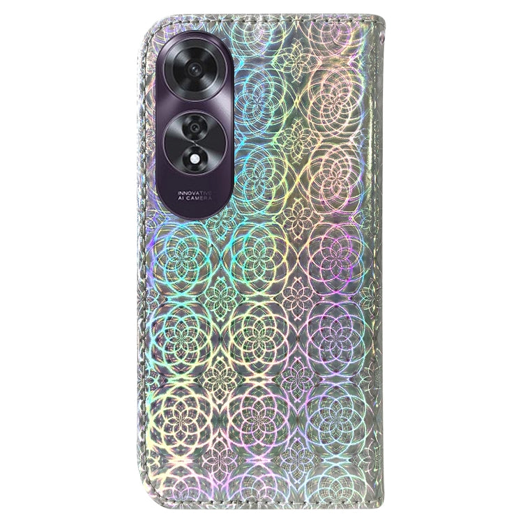 For OPPO A60 4G Colorful Magnetic Buckle Leather Phone Case