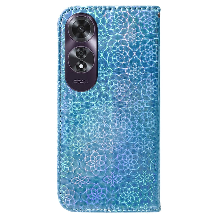 For OPPO A60 4G Colorful Magnetic Buckle Leather Phone Case
