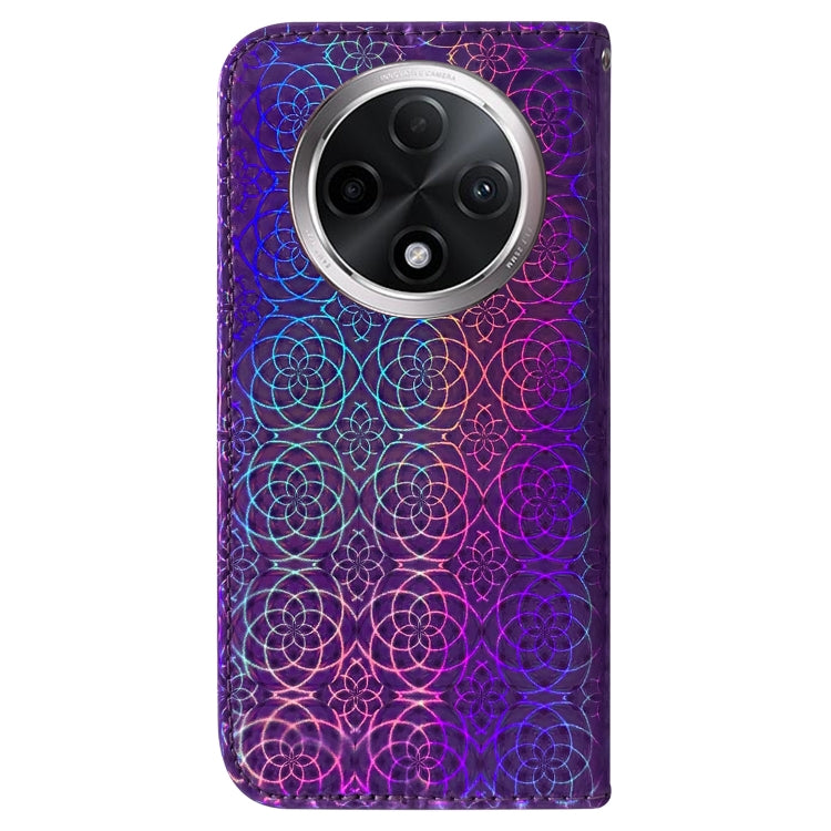 For OPPO A3 Pro 5G Colorful Magnetic Buckle Leather Phone Case