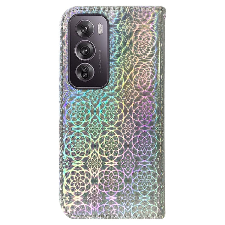 For OPPO Reno12 Pro 5G Global Colorful Magnetic Buckle Leather Phone Case