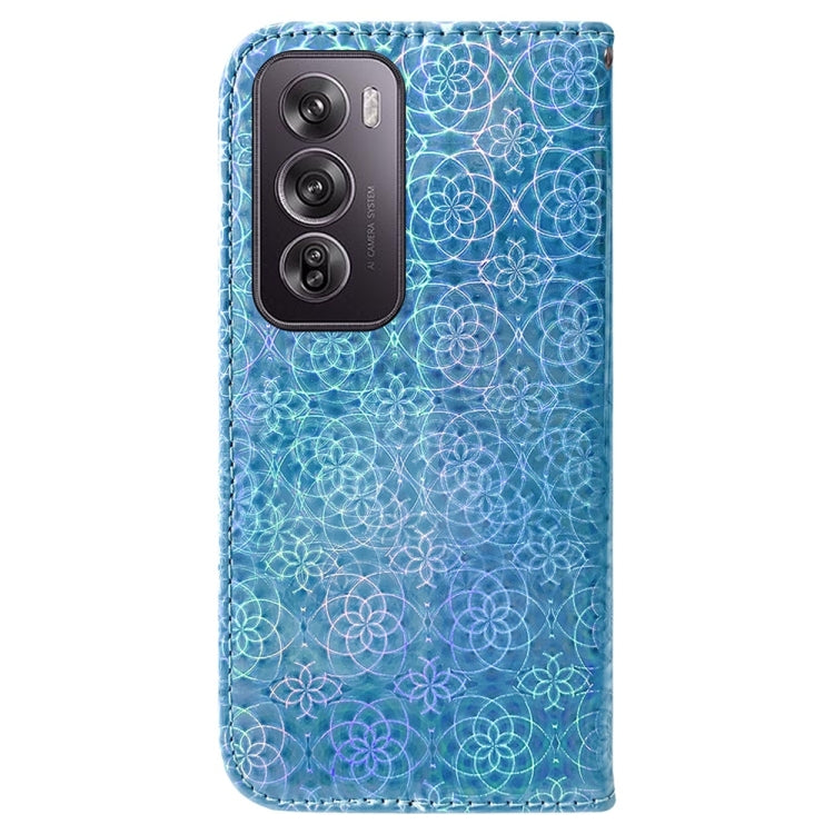 For OPPO Reno12 Pro 5G Global Colorful Magnetic Buckle Leather Phone Case