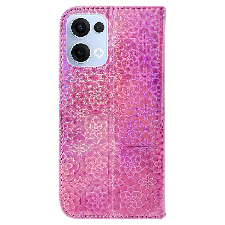 For OPPO Reno13 Global Colorful Magnetic Buckle Leather Phone Case