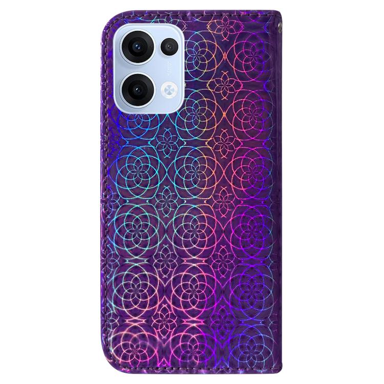 For OPPO Reno13 Global Colorful Magnetic Buckle Leather Phone Case