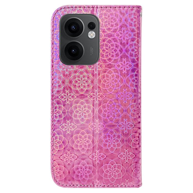 For OPPO Reno13 F 4G / 5G Colorful Magnetic Buckle Leather Phone Case